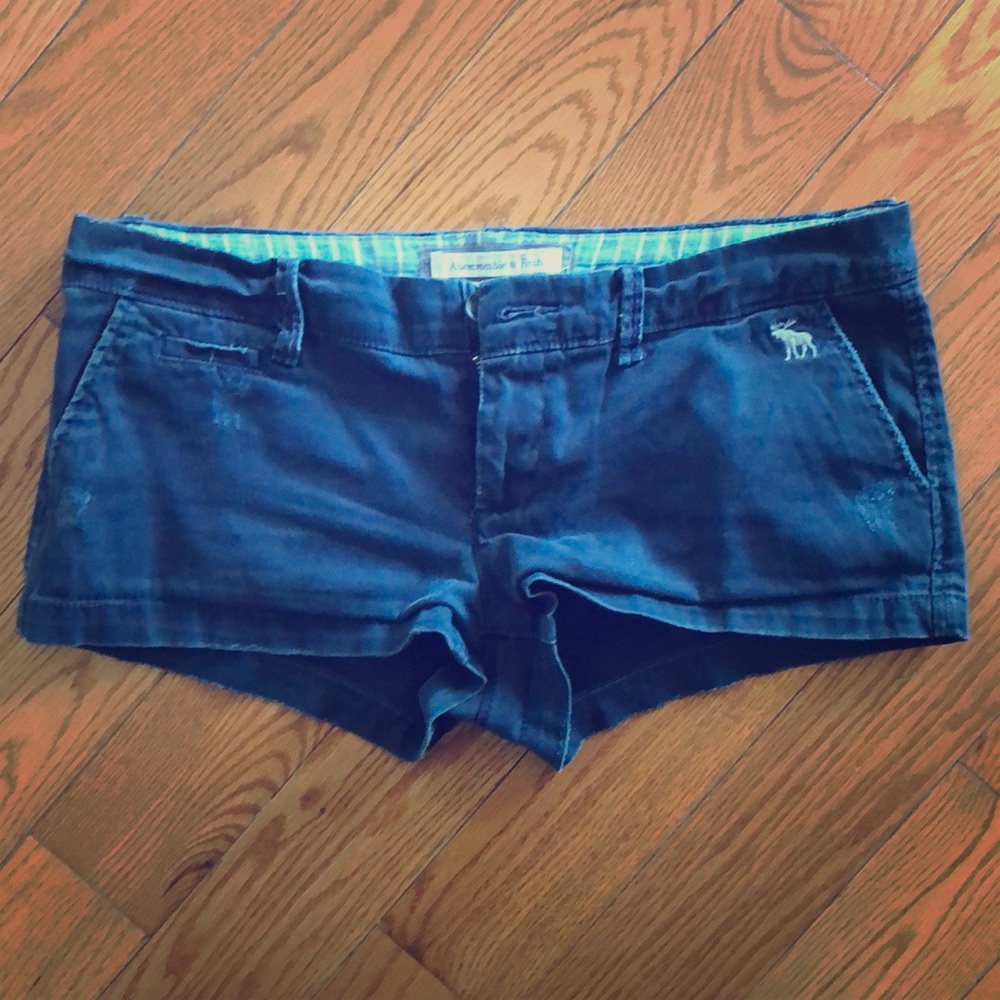 Navy blue Abercrombie and Fitch Shorts